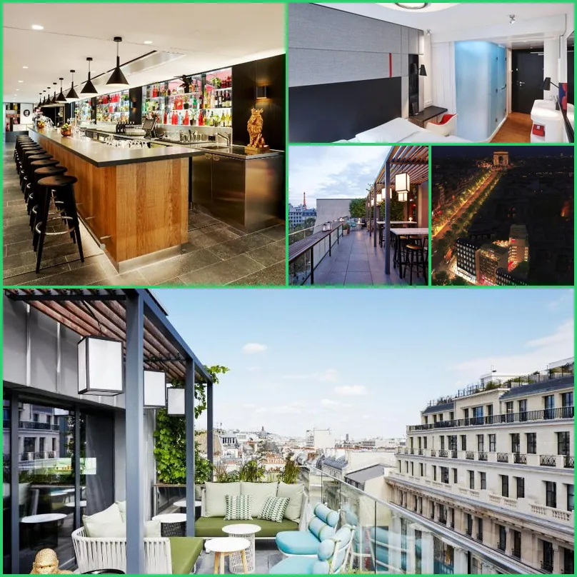 citizenM Paris Champs-Elysees hotel main view