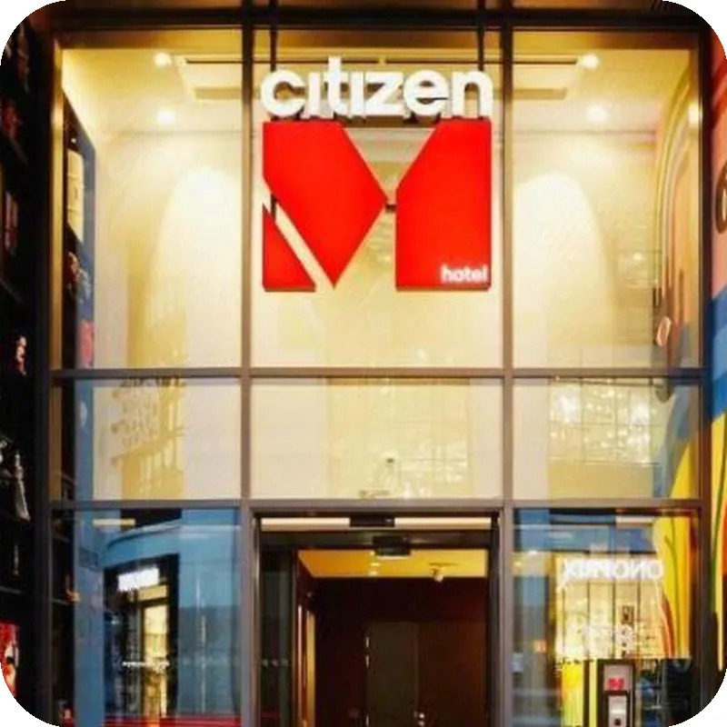 citizenM Paris Champs-Elysees hotel view