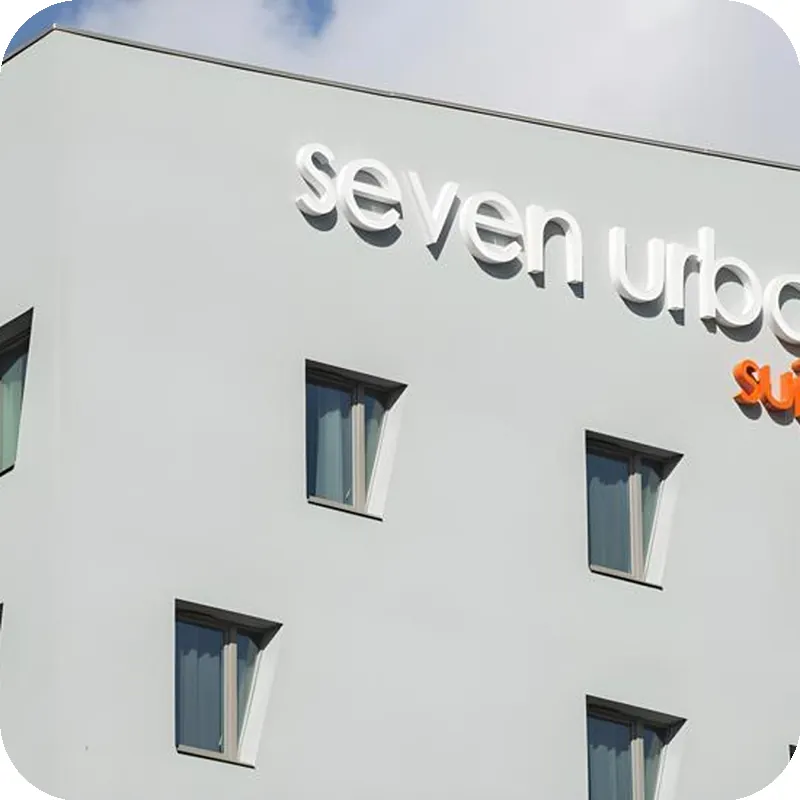 Seven Urban Suites Nantes Centre hotel view