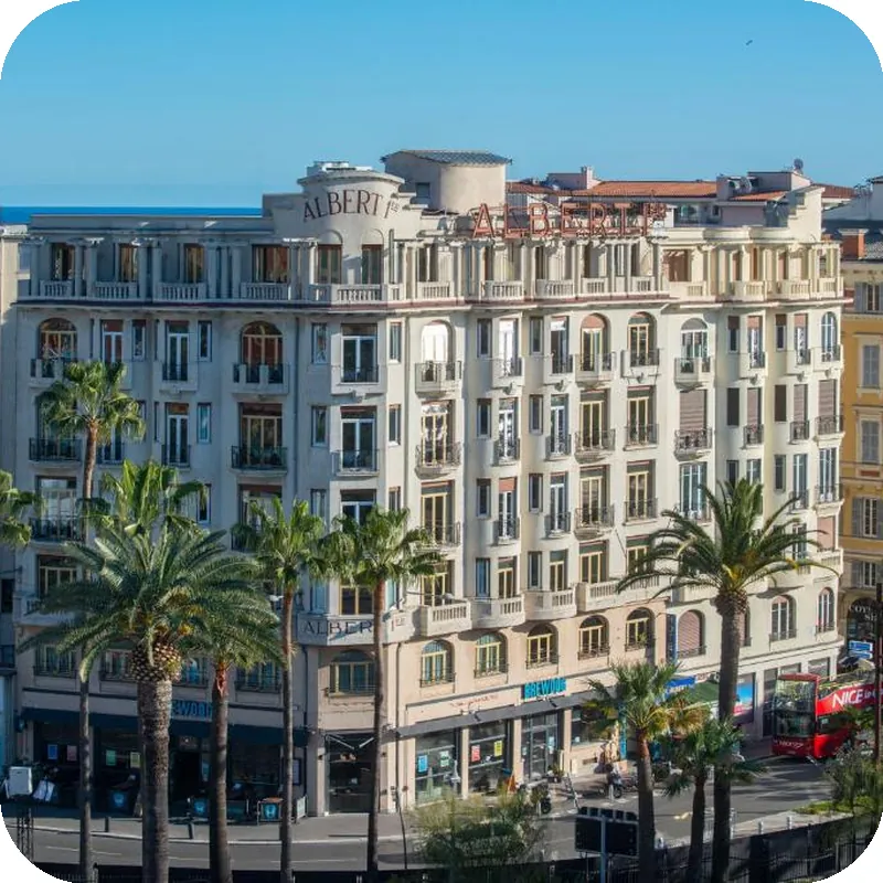 Hotel Albert 1er Nice hotel view