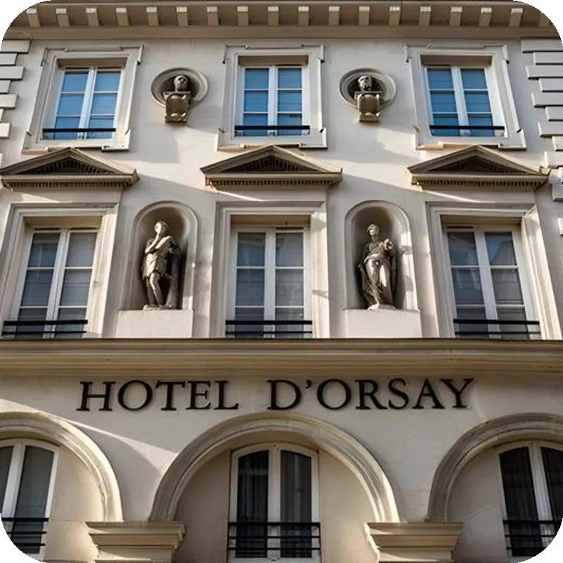 Hotel d'Orsay hotel view