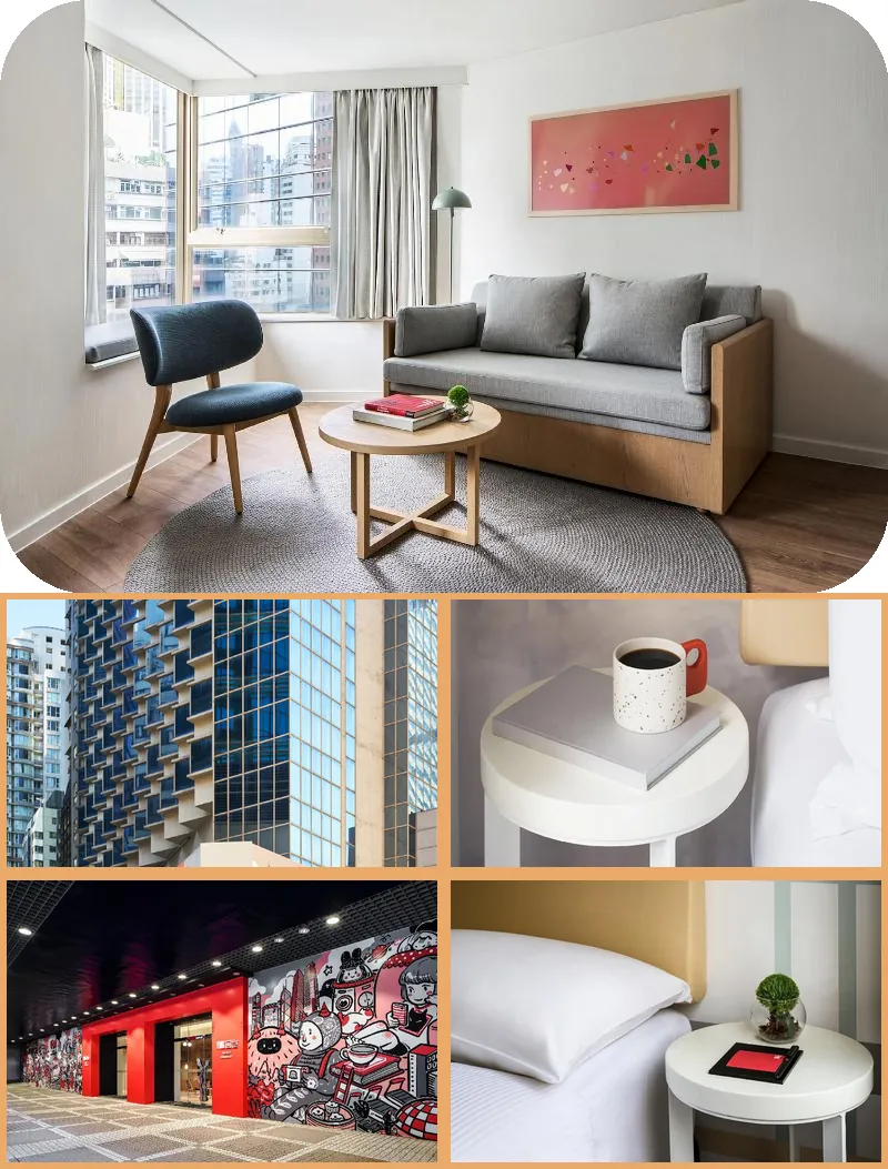 Ying'nFlo, Wesley Admiralty, Hong Kong hotel main view