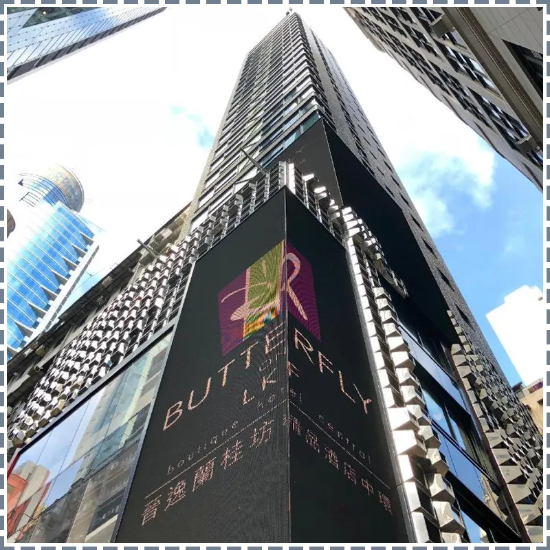 Butterfly on LKF, Central hotel view