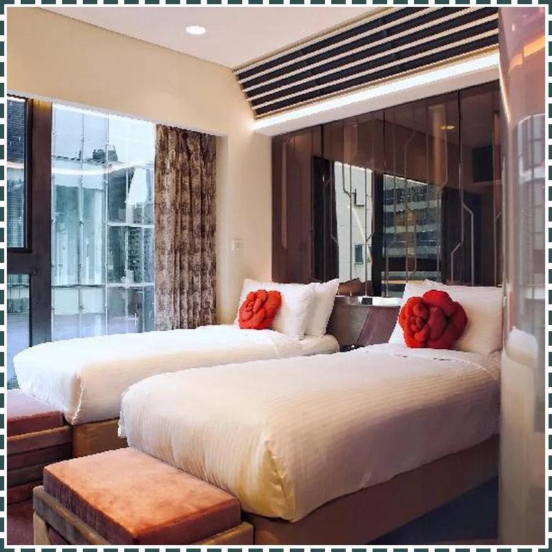 Butterfly on LKF, Central hotel room