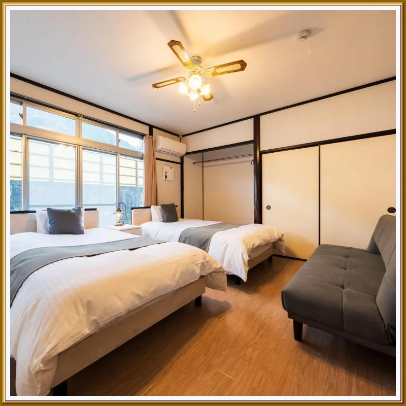 Yufuin Wasaku hotel room