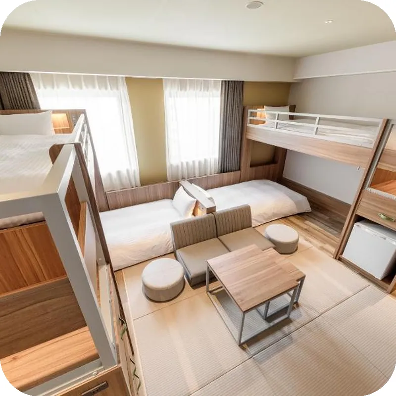 Nishitetsu Hotel Croom Hakata Gion Kushida Shrine hotel room