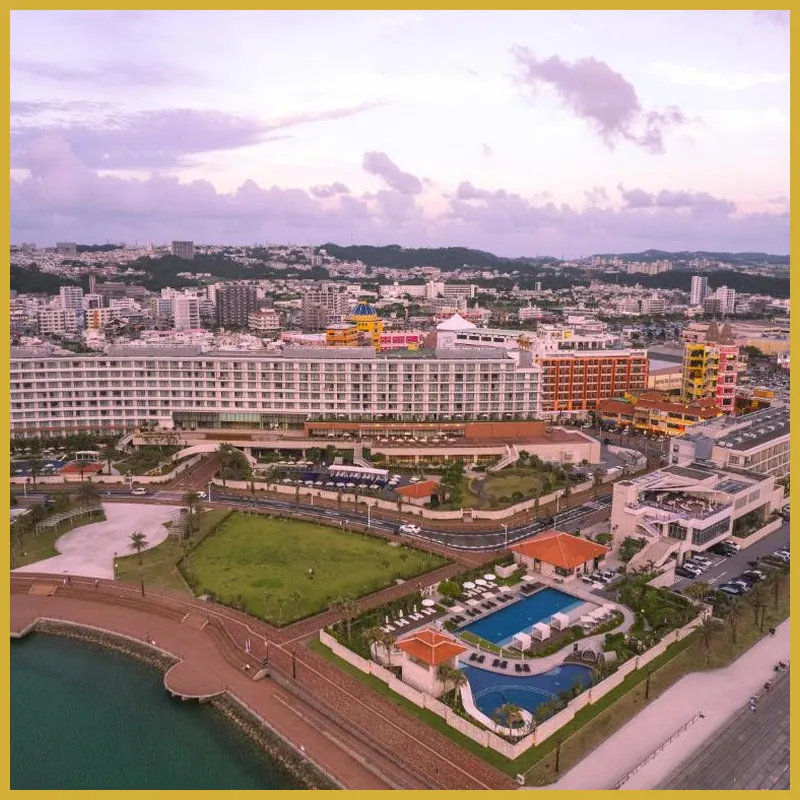 Hilton Okinawa Chatan Resort hotel view