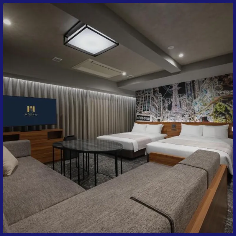 MONday Apart Premium Osaka Namba WEST 호텔 내부 이미지