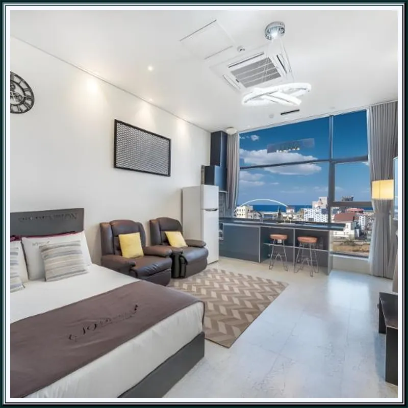 Gangneung Gyeongpodae S9 Beach FamilySpa hotel room