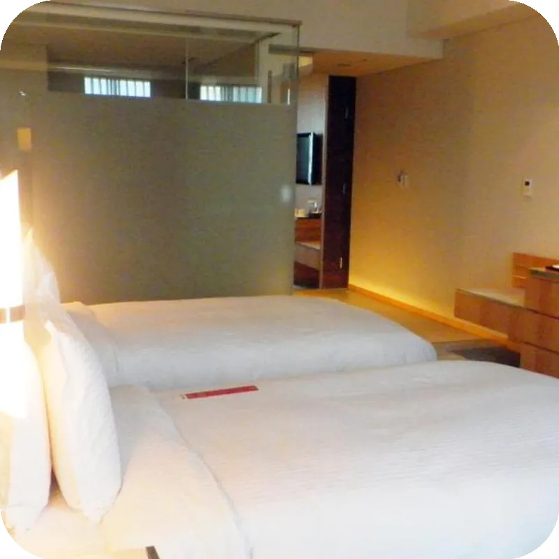 Ramada Plaza hotel room