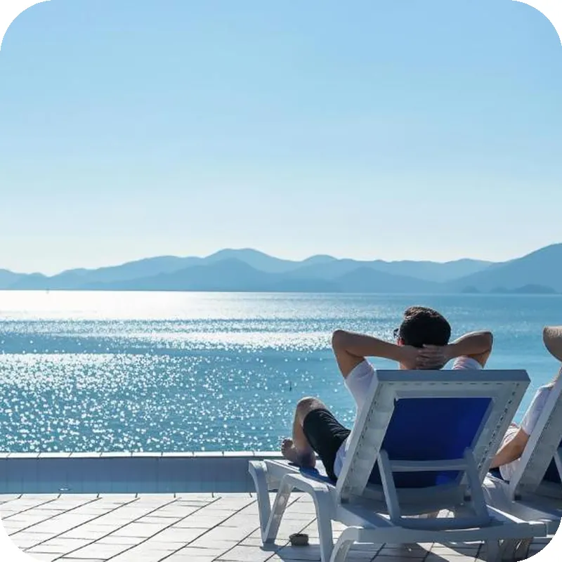 Namhae Pumda Pool villa Pension hotel view