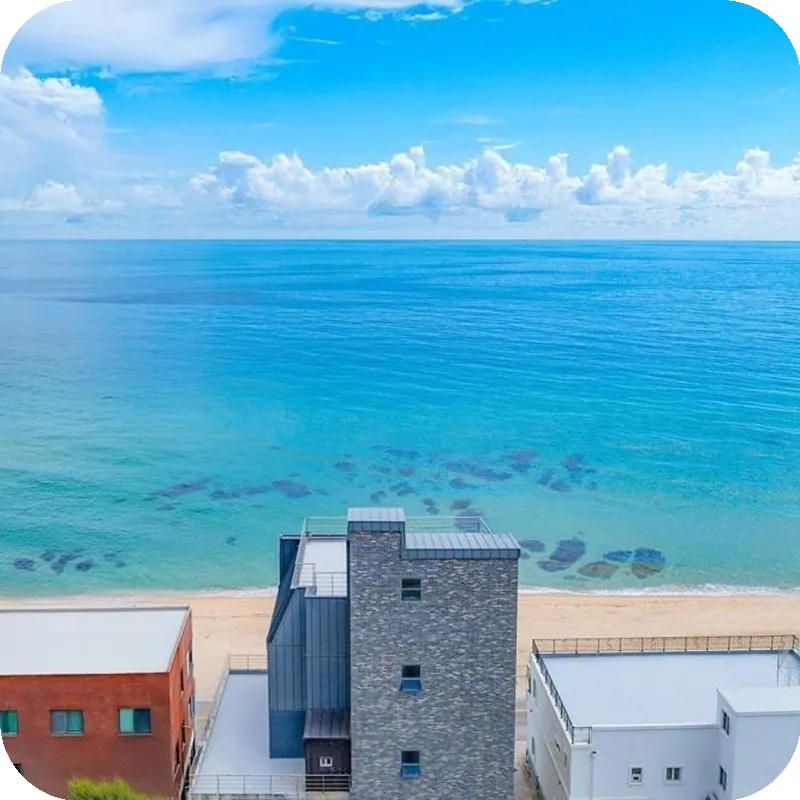 Ganeung Sangsang Spa Pension hotel view