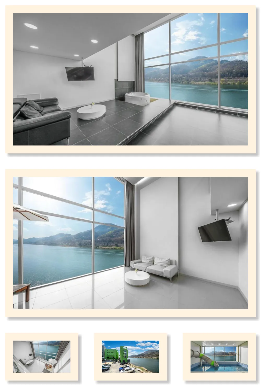 Gapyeong River Wave Pool Villa hotel main view