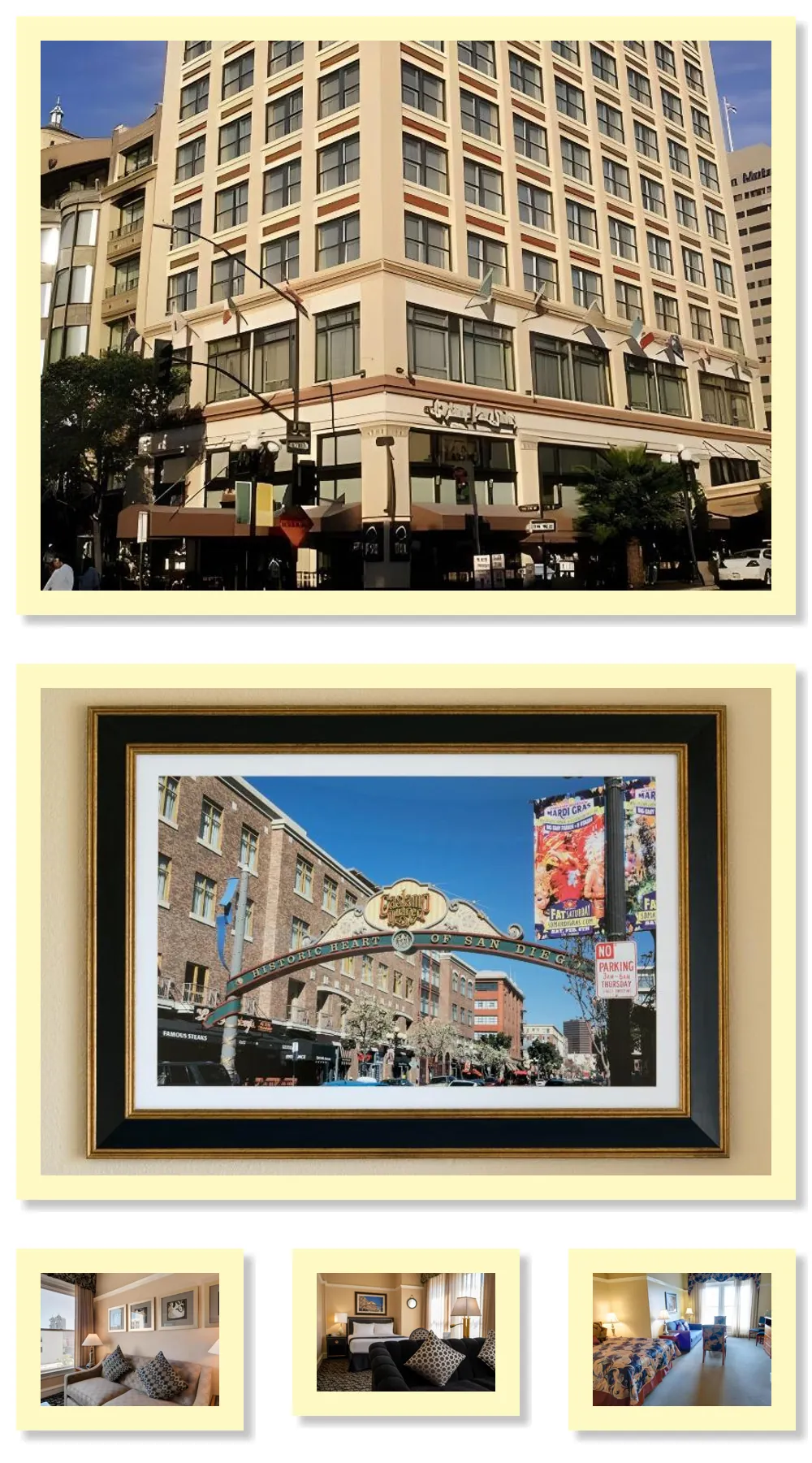 Gaslamp Plaza Suites hotel main view