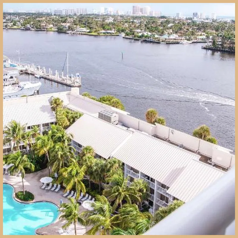 Hilton Fort Lauderdale Marina hotel view