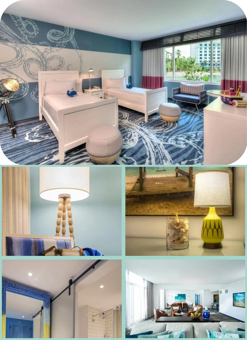 Universal's Loews Sapphire Falls Resort hotel main view