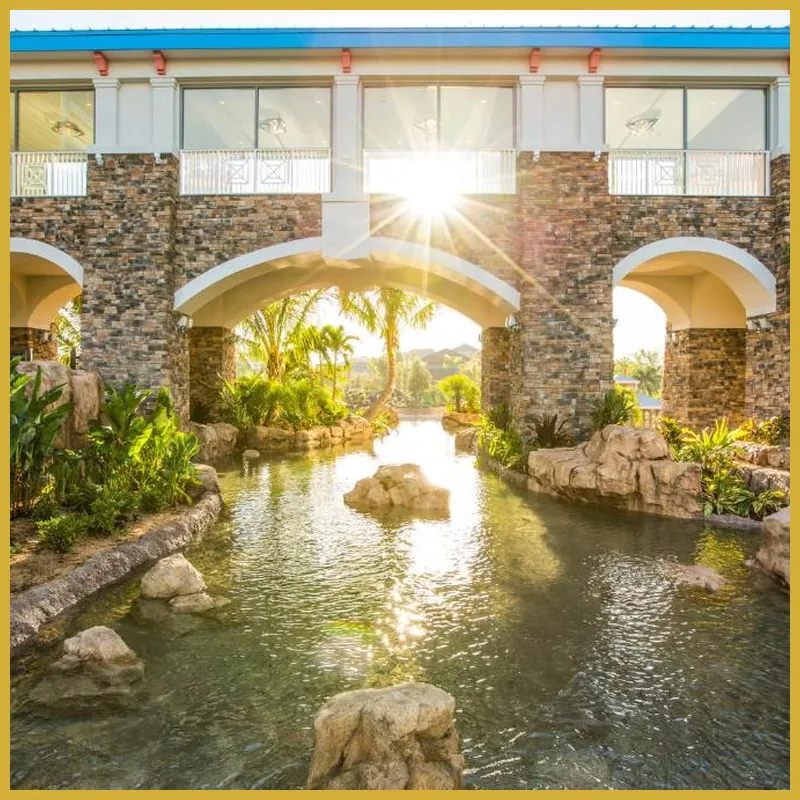 Universal's Loews Sapphire Falls Resort hotel view