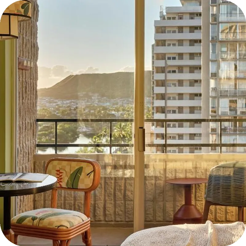 Wayfinder Waikiki hotel view