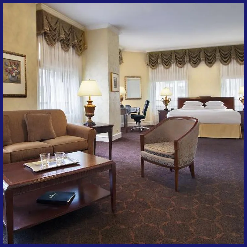 The Drake hotel room