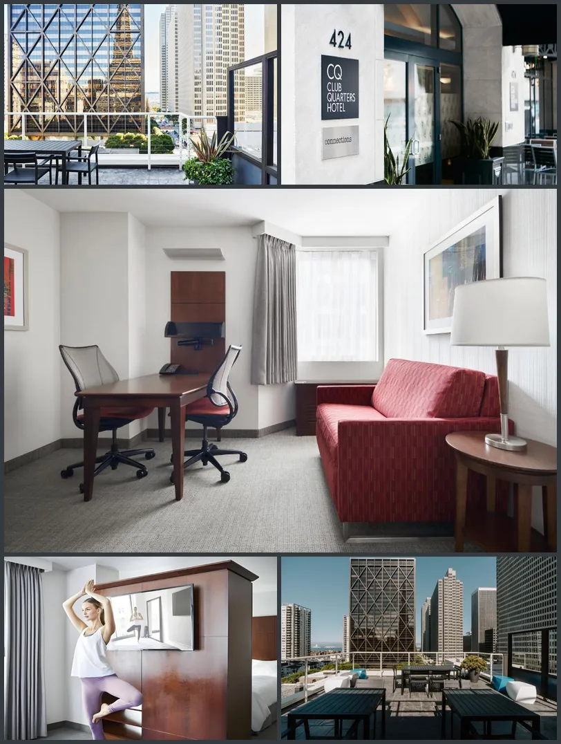 Club Quarters Hotel in San Francisco hotel main view