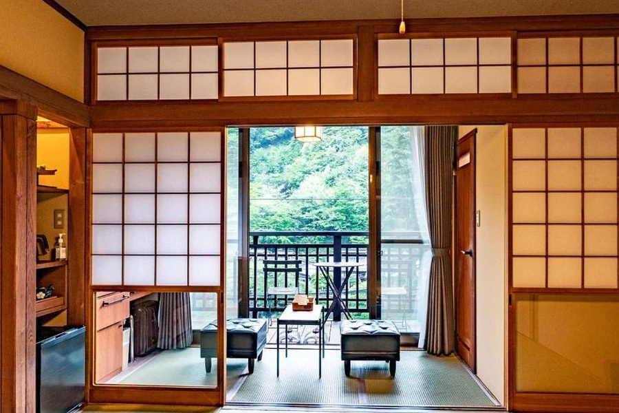 四万温泉 柏屋旅館の客室
